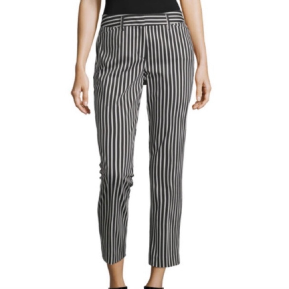 Worthington Evie Stripe Ankle Pants Sz 12